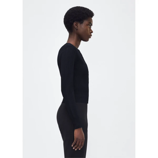 Black knitwear