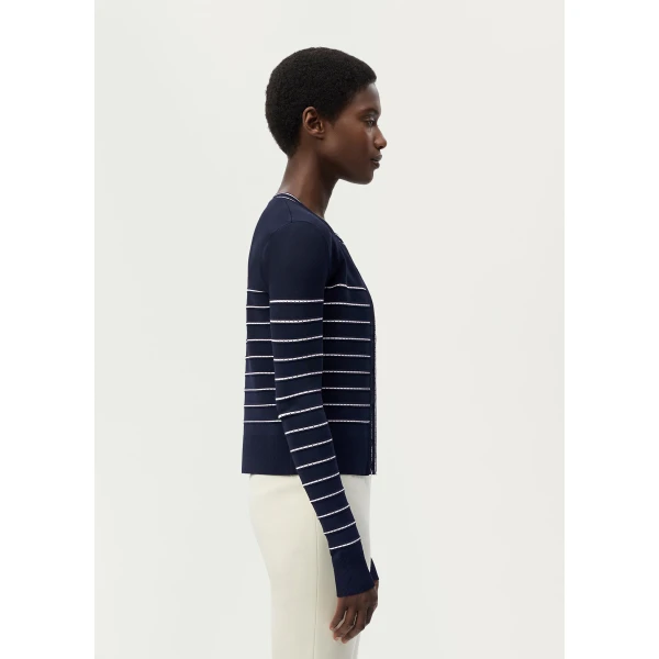 Blue knitwear