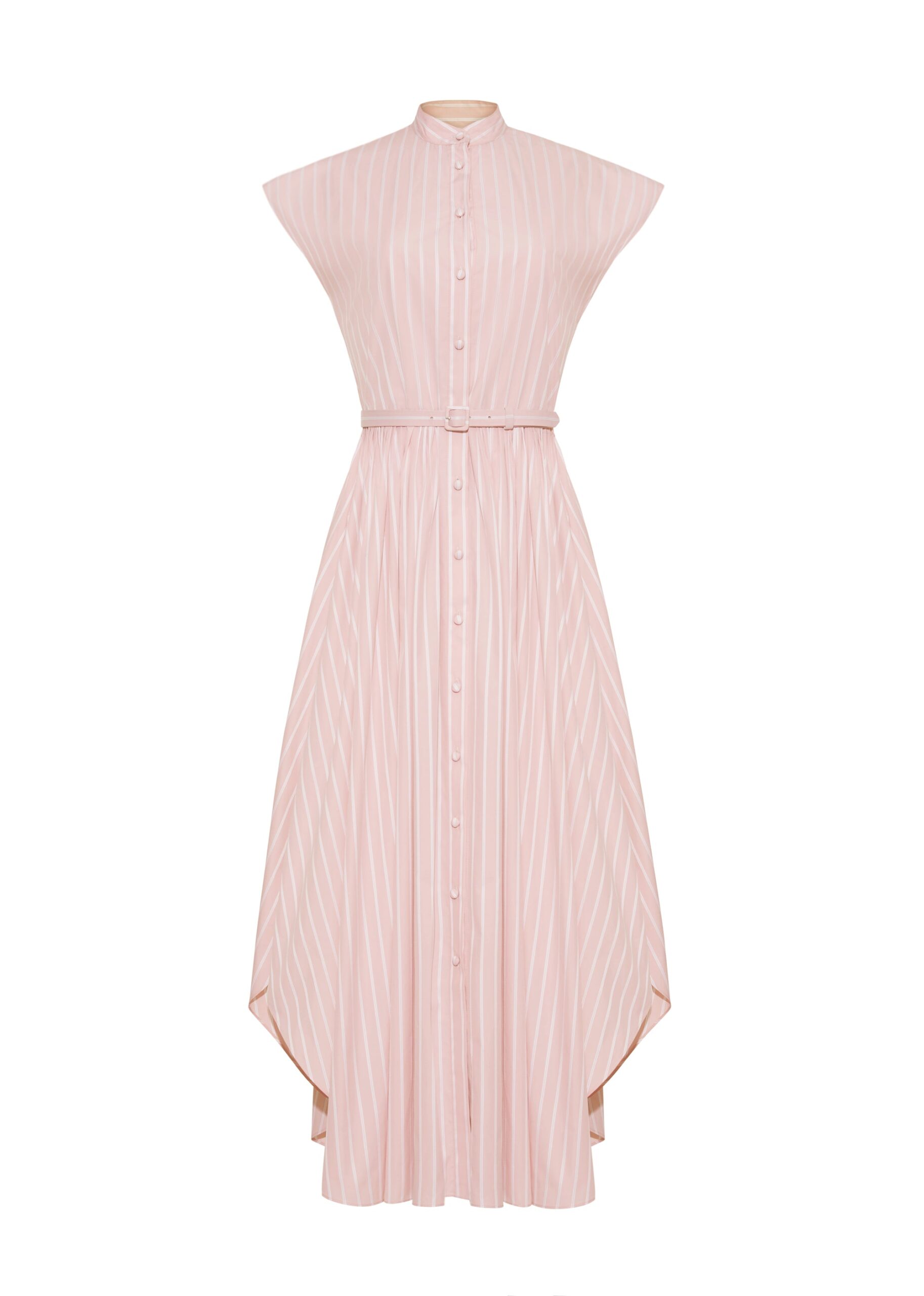 Adam Lippes Genevieve Dress in Pink/White Adam Lippes Genevieve Dress