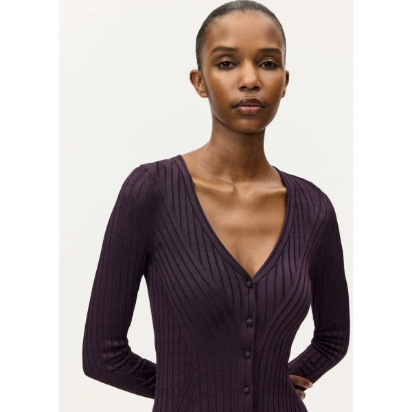 Purple knitwear