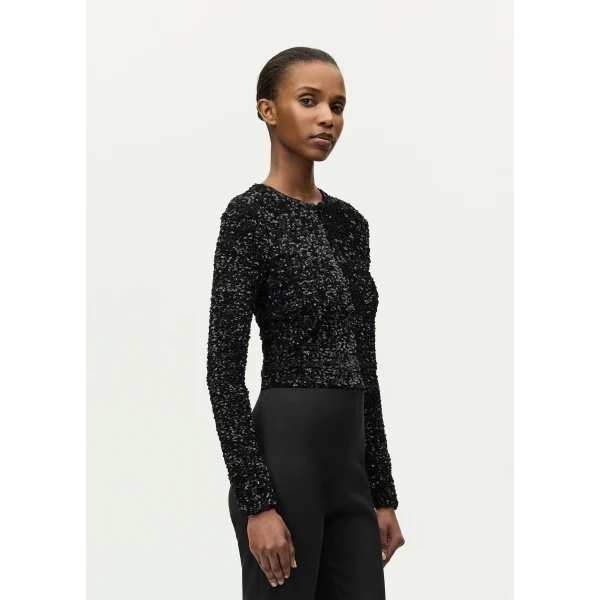 Black knitwear