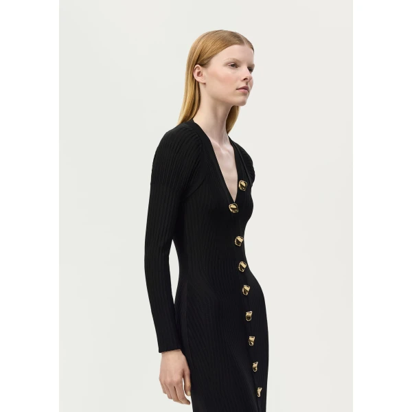 Black knitwear