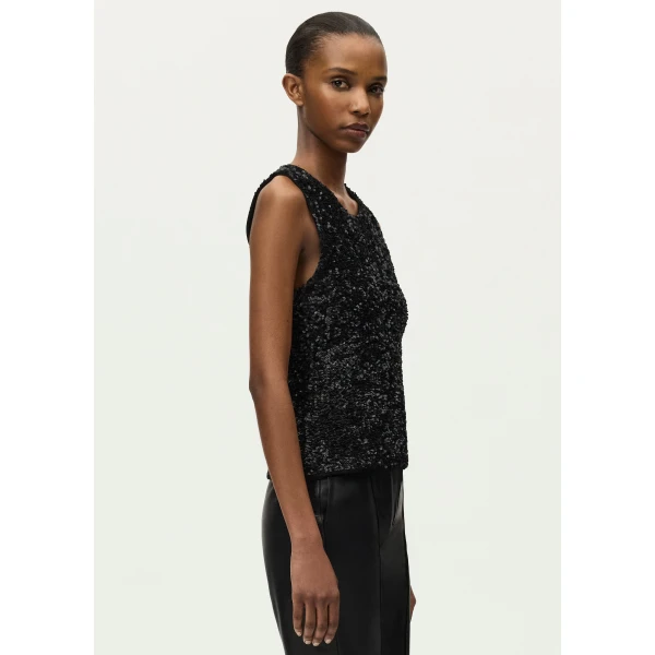 Black knitwear