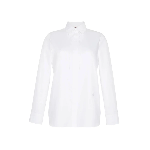 Adam Lippes Shirt With Thin Bow