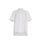 Adam Lippes Trapeze Shirt in White/Ink Adam Lippes Trapeze Shirt