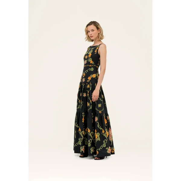 Agua by Agua Bendita Abeja Cordillera Maxi Dress - Agua by Agua Bendita Dresses - Artisanal Colombian Resort Wear at Luxury Shoes 