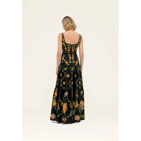 Agua by Agua Bendita Abeja Cordillera Maxi Dress - Agua by Agua Bendita Dresses - Artisanal Colombian Resort Wear at Luxury Shoes 