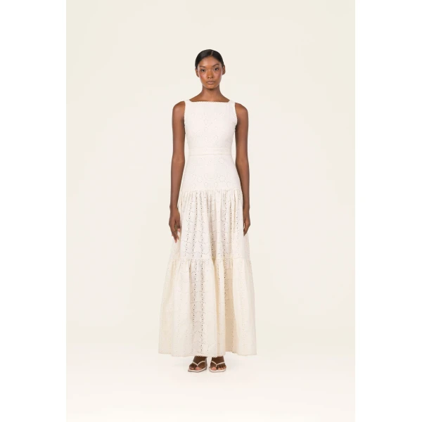 Agua by Agua Bendita Abeja Playa Maxi Dress - Agua by Agua Bendita Dresses - Artisanal Colombian Resort Wear at Luxury Shoes 