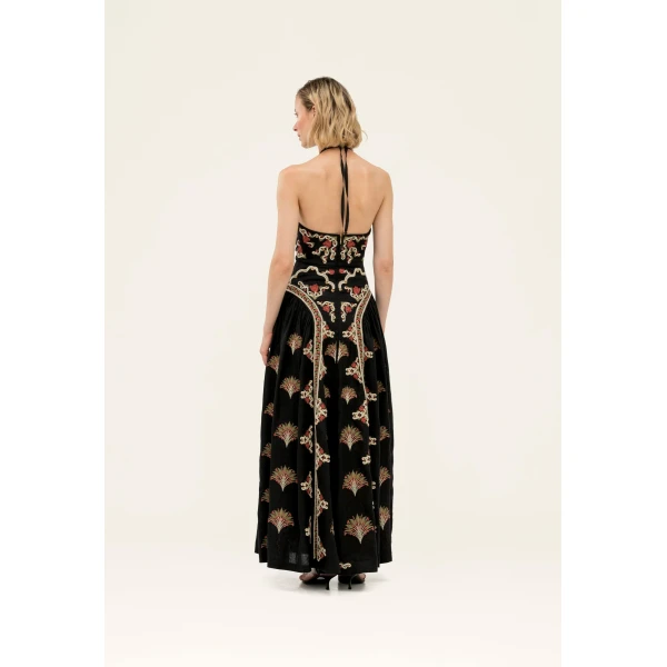 Agua by Agua Bendita Balsa Andes Midi Dress - Agua by Agua Bendita Dresses - Artisanal Colombian Resort Wear at Luxury Shoes 