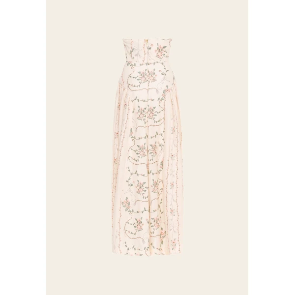 Agua by Agua Bendita Balsa Navegante Midi Dress - Agua by Agua Bendita Dresses - Artisanal Colombian Resort Wear at Luxury Shoes 