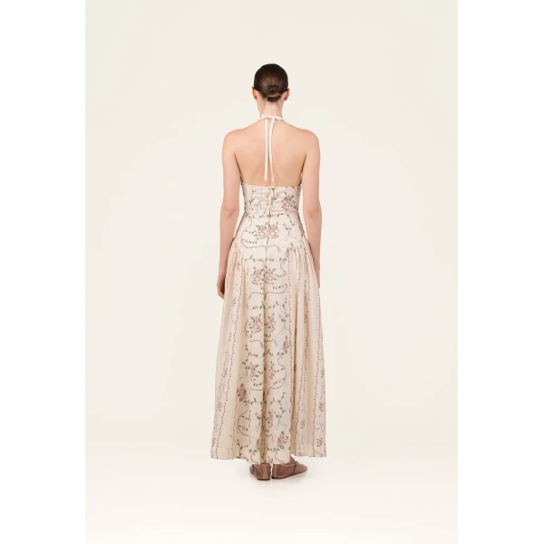 Agua by Agua Bendita Balsa Navegante Midi Dress - Agua by Agua Bendita Dresses - Artisanal Colombian Resort Wear at Luxury Shoes 