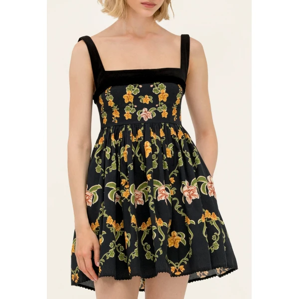 Agua by Agua Bendita Barbara Cordillera Mini Dress - Agua by Agua Bendita Dresses - Artisanal Colombian Resort Wear at Luxury Shoes 
