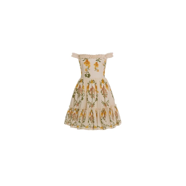 Agua by Agua Bendita Boreal Cordillera Mini Dress - Agua by Agua Bendita Dresses - Artisanal Colombian Resort Wear at Luxury Shoes 