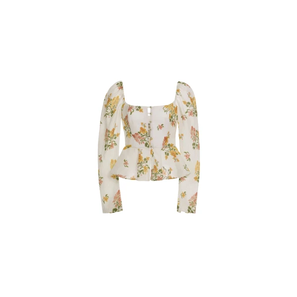 Agua by Agua Bendita Bromelia Cordillera Top - Agua by Agua Bendita Tops - Artisanal Colombian Resort Wear at Luxury Shoes 