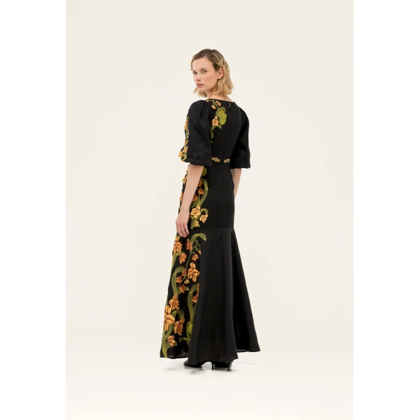 Agua by Agua Bendita Clavel Cordillera Maxi Dress - Agua by Agua Bendita Dresses - Artisanal Colombian Resort Wear at Luxury Shoes 