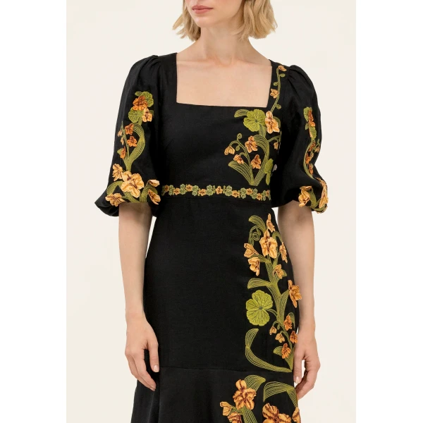 Agua by Agua Bendita Clavel Cordillera Maxi Dress - Agua by Agua Bendita Dresses - Artisanal Colombian Resort Wear at Luxury Shoes 