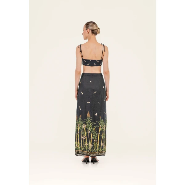 Agua by Agua Bendita Coralina Azucar Skirt - Agua by Agua Bendita Beachwear - Artisanal Colombian Resort Wear at Luxury Shoes 