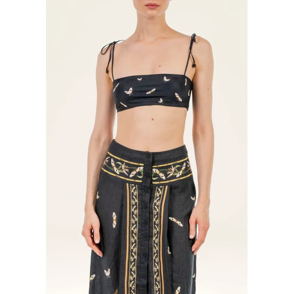 Agua by Agua Bendita Coralina Azucar Skirt - Agua by Agua Bendita Beachwear - Artisanal Colombian Resort Wear at Luxury Shoes 