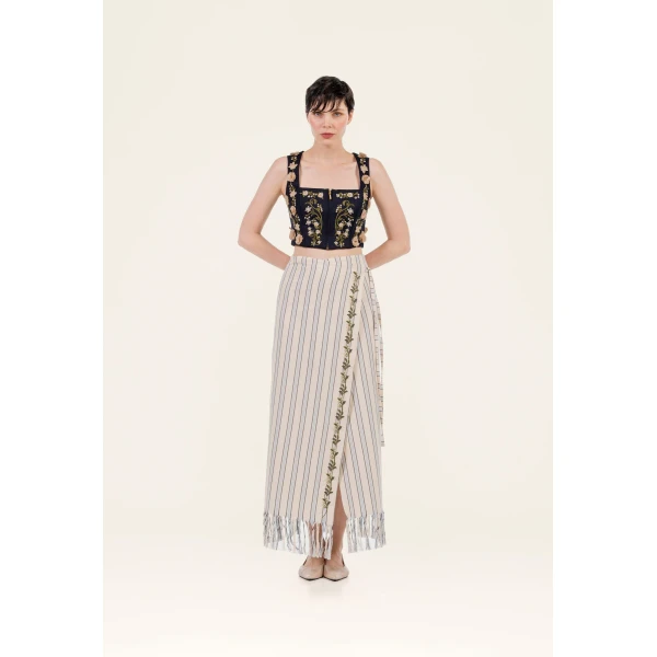Agua by Agua Bendita Cornalina Valle Vest - Agua by Agua Bendita Tops - Artisanal Colombian Resort Wear at Luxury Shoes 