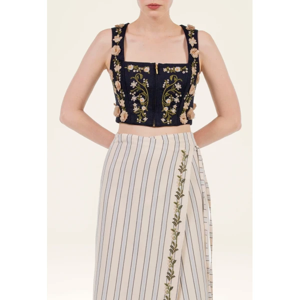 Agua by Agua Bendita Cornalina Valle Vest - Agua by Agua Bendita Tops - Artisanal Colombian Resort Wear at Luxury Shoes 