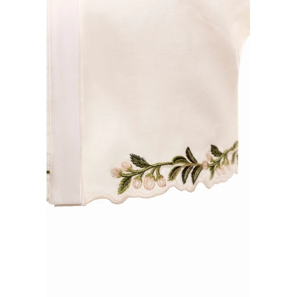 Agua by Agua Bendita Cumbre Valle Shirt - Agua by Agua Bendita Tops - Artisanal Colombian Resort Wear at Luxury Shoes 