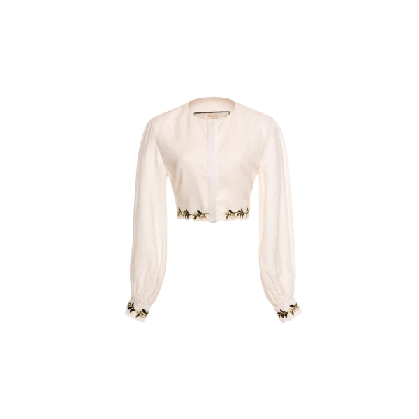 Agua by Agua Bendita Cumbre Valle Shirt - Agua by Agua Bendita Tops - Artisanal Colombian Resort Wear at Luxury Shoes 