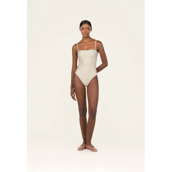 Agua by Agua Bendita Durazno Playa One Piece - Agua by Agua Bendita Beachwear - Artisanal Colombian Resort Wear at Luxury Shoes 