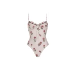 Agua by Agua Bendita Ébano Quebrada One Piece - Agua by Agua Bendita Beachwear - Artisanal Colombian Resort Wear at Luxury Shoes 