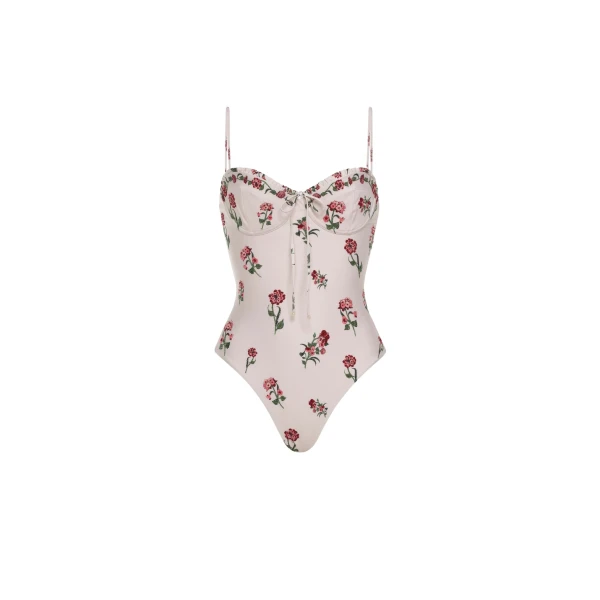 Agua by Agua Bendita Ébano Quebrada One Piece - Agua by Agua Bendita Beachwear - Artisanal Colombian Resort Wear at Luxury Shoes 
