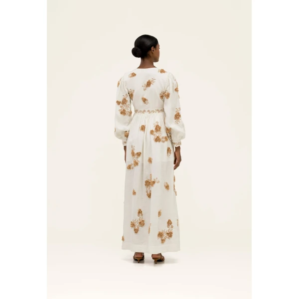 Agua by Agua Bendita Frambuesa Cordillera Maxi Dress - Agua by Agua Bendita Dresses - Artisanal Colombian Resort Wear at Luxury Shoes 