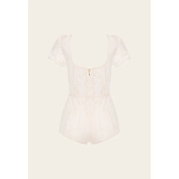 Agua by Agua Bendita Gaviota Playa Body Suit - Agua by Agua Bendita Tops - Artisanal Colombian Resort Wear at Luxury Shoes 