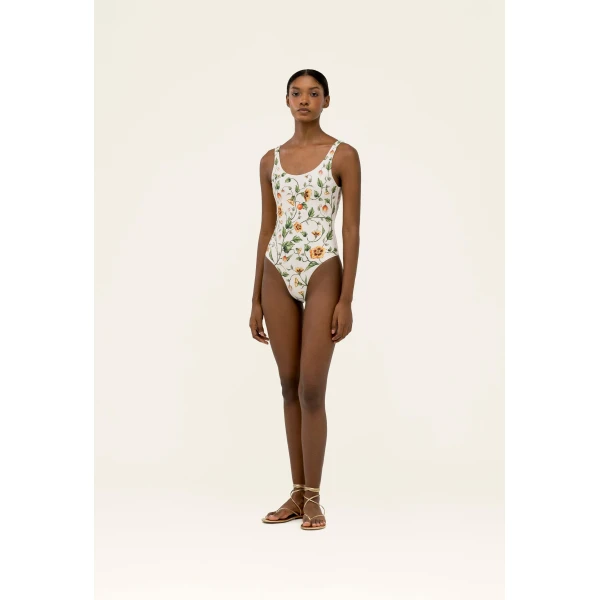 Agua by Agua Bendita Gema Uchuva One Piece - Agua by Agua Bendita Beachwear - Artisanal Colombian Resort Wear at Luxury Shoes 