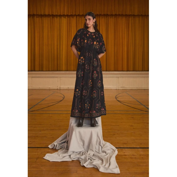 Agua by Agua Bendita Gesto Andes Kaftan - Agua by Agua Bendita Kimono - Artisanal Colombian Resort Wear at Luxury Shoes 