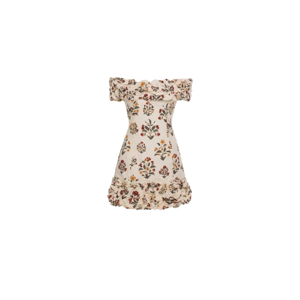 Agua by Agua Bendita Jardín Andes Mini Dress - Agua by Agua Bendita Dresses - Artisanal Colombian Resort Wear at Luxury Shoes 