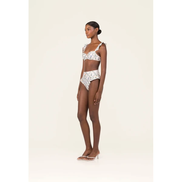 Agua by Agua Bendita Jengibre Brisa Bikini Bottom - Agua by Agua Bendita Beachwear - Artisanal Colombian Resort Wear at Luxury Shoes 