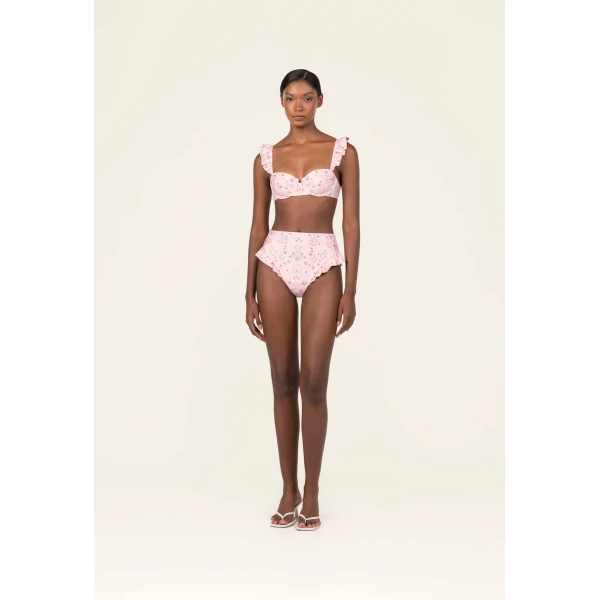 Agua by Agua Bendita Jengibre Playa Bikini Bottom - Agua by Agua Bendita Beachwear - Artisanal Colombian Resort Wear at Luxury Shoes 