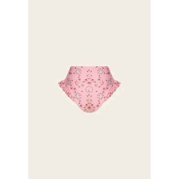 Agua by Agua Bendita Jengibre Playa Bikini Bottom - Agua by Agua Bendita Beachwear - Artisanal Colombian Resort Wear at Luxury Shoes 