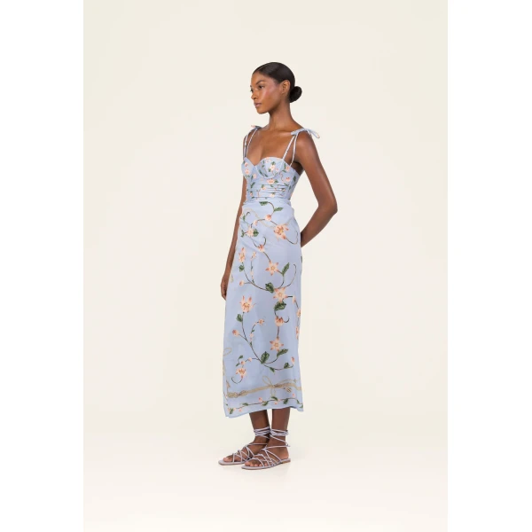Agua by Agua Bendita Lavanda Navegante Pareo Midi - Agua by Agua Bendita Beachwear - Artisanal Colombian Resort Wear at Luxury Shoes 