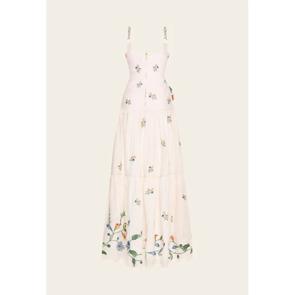 Agua by Agua Bendita Lima Brisa Maxi Dress - Agua by Agua Bendita Dresses - Artisanal Colombian Resort Wear at Luxury Shoes 