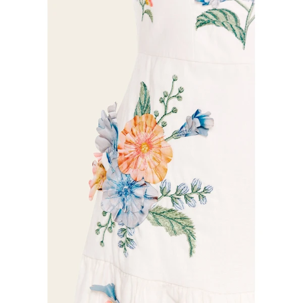 Agua by Agua Bendita Lima Brisa Maxi Dress - Agua by Agua Bendita Dresses - Artisanal Colombian Resort Wear at Luxury Shoes 