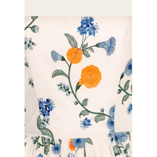 Agua by Agua Bendita Lima Mini Brisa Mini Dress - Agua by Agua Bendita Dresses - Artisanal Colombian Resort Wear at Luxury Shoes 