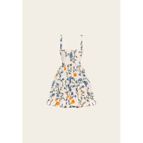 Agua by Agua Bendita Lima Mini Brisa Mini Dress - Agua by Agua Bendita Dresses - Artisanal Colombian Resort Wear at Luxury Shoes 