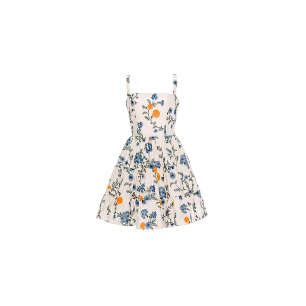 Agua by Agua Bendita Lima Mini Brisa Mini Dress - Agua by Agua Bendita Dresses - Artisanal Colombian Resort Wear at Luxury Shoes 