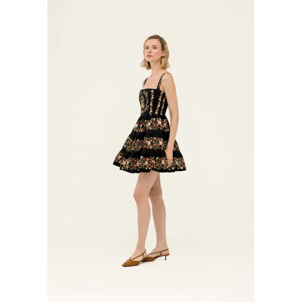 Agua by Agua Bendita Lima Paramo Mini Dress - Agua by Agua Bendita Dresses - Artisanal Colombian Resort Wear at Luxury Shoes 