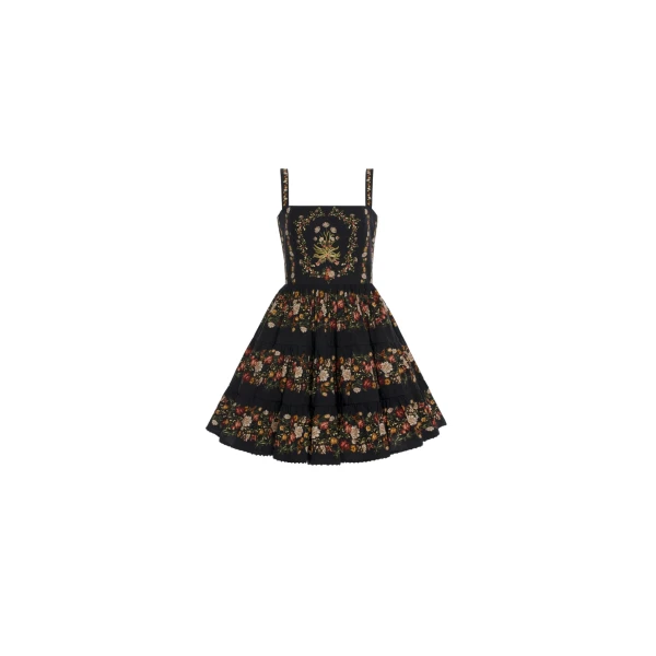 Agua by Agua Bendita Lima Paramo Mini Dress - Agua by Agua Bendita Dresses - Artisanal Colombian Resort Wear at Luxury Shoes 