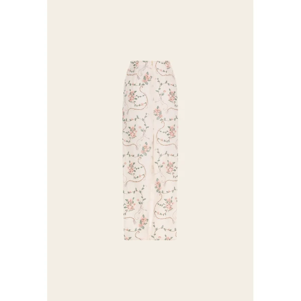 Agua by Agua Bendita Lirica Navegante Maxi Skirt - Agua by Agua Bendita Skirts - Artisanal Colombian Resort Wear at Luxury Shoes 