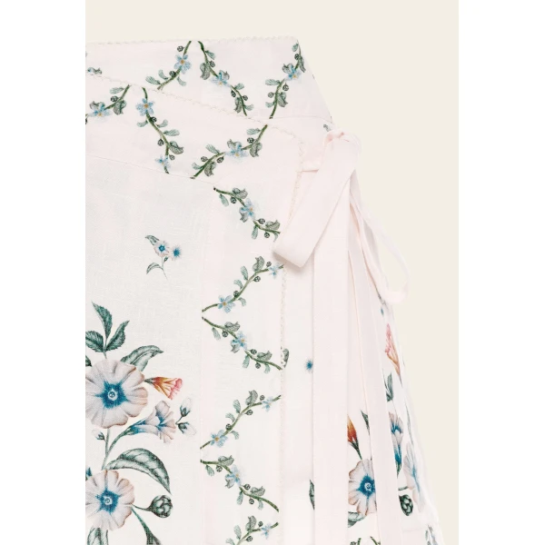 Agua by Agua Bendita Luna Brisa Pareo Mini - Agua by Agua Bendita Beachwear - Artisanal Colombian Resort Wear at Luxury Shoes 