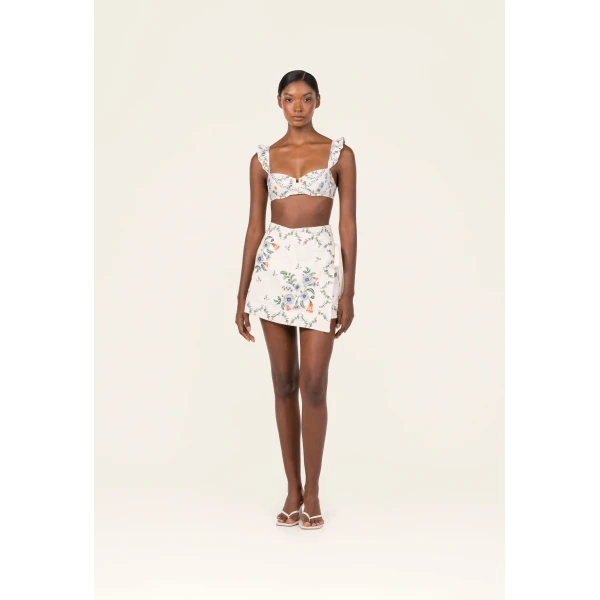Agua by Agua Bendita Luna Brisa Pareo Mini - Agua by Agua Bendita Beachwear - Artisanal Colombian Resort Wear at Luxury Shoes 