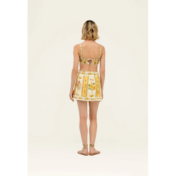 Agua by Agua Bendita Luna Cordillera Mini Pareo - Agua by Agua Bendita Beachwear - Artisanal Colombian Resort Wear at Luxury Shoes 