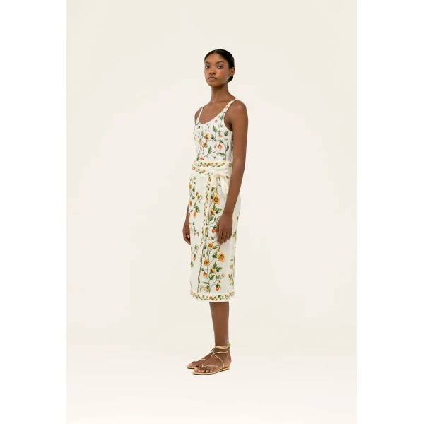 Agua by Agua Bendita Luna Midi Uchuva Midi Pareo - Agua by Agua Bendita Beachwear - Artisanal Colombian Resort Wear at Luxury Shoes 